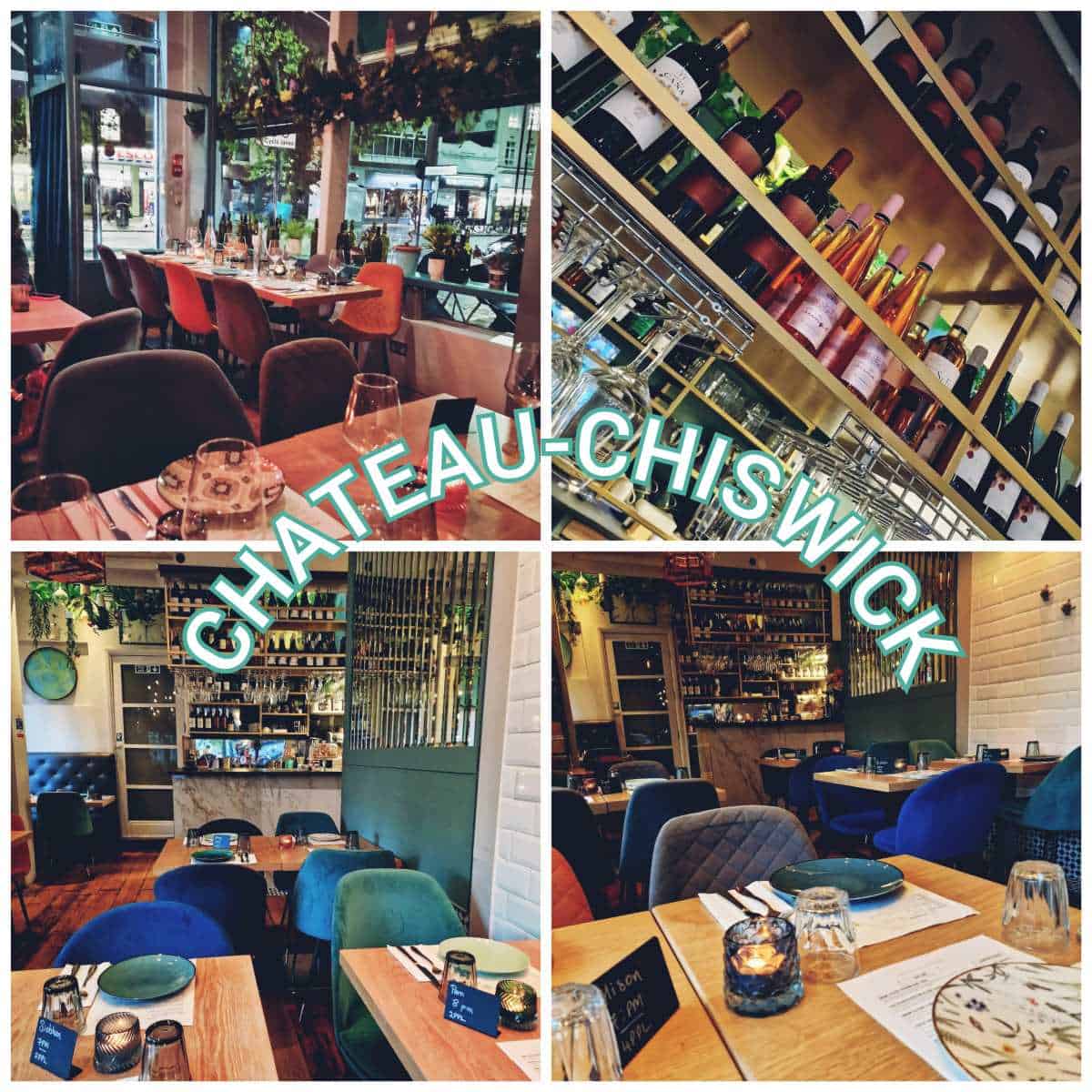 Chateau Chiswick restaurant interior in Chiswick London